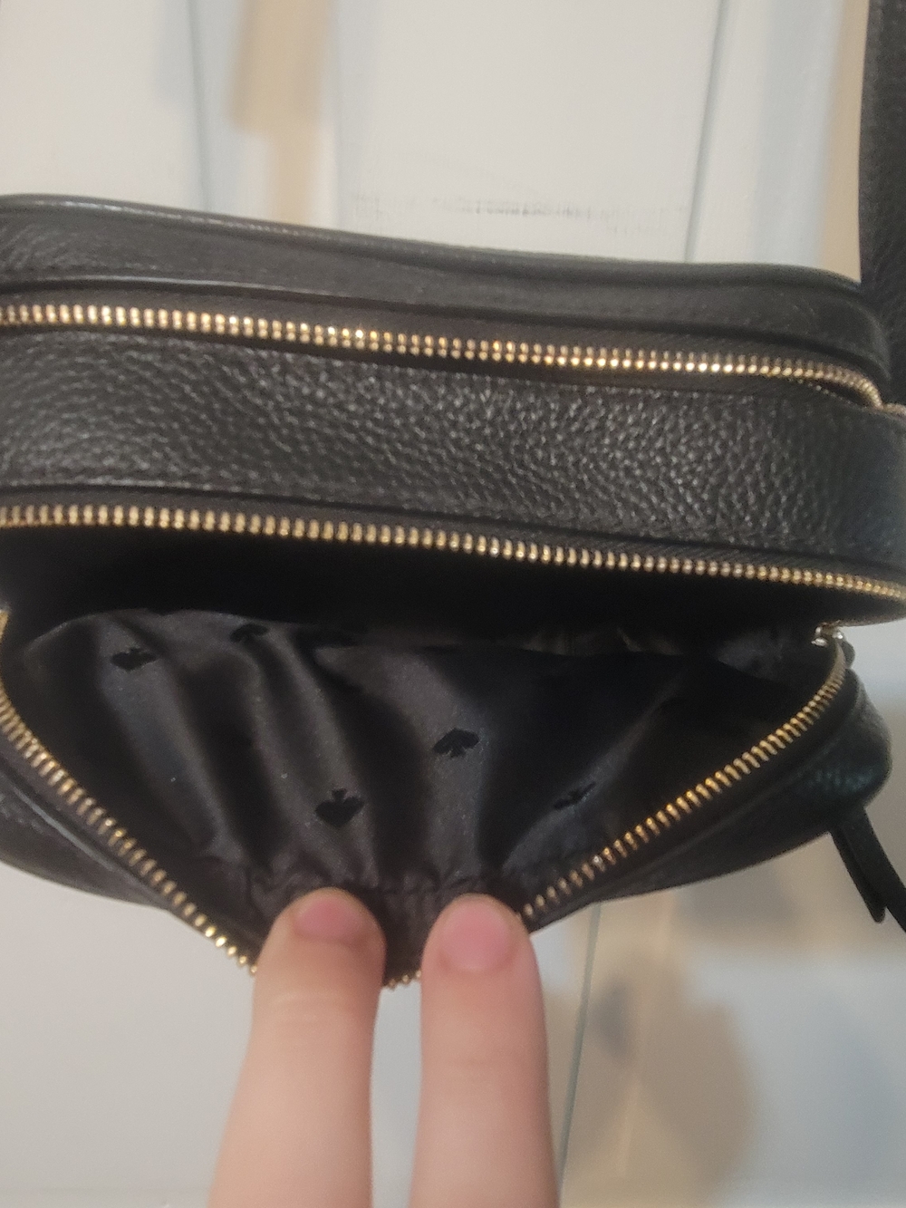 Kate Spade New York Pebbled Leather Crossbody Bag in Black - Picture 3 of 8
